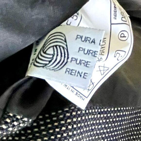 Pal Zileri Vintage Brown/Tan Nailhead Dot 2 Button Blazer. Size 50/US40. No know - Picture 8 of 14